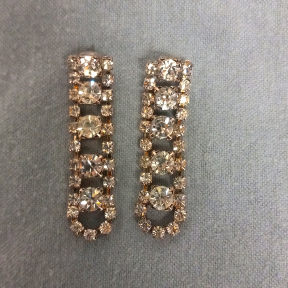 Rhinestone earrings